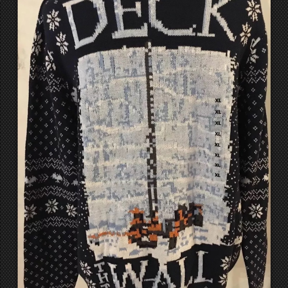 Game of Thrones Christmas Sweater Deck The Wall size men’s large